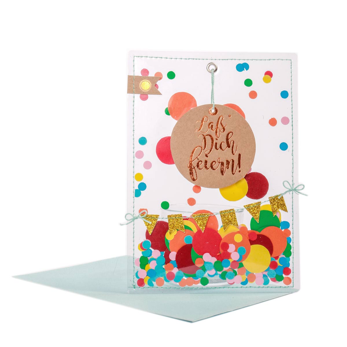 Party card, let's celebrate