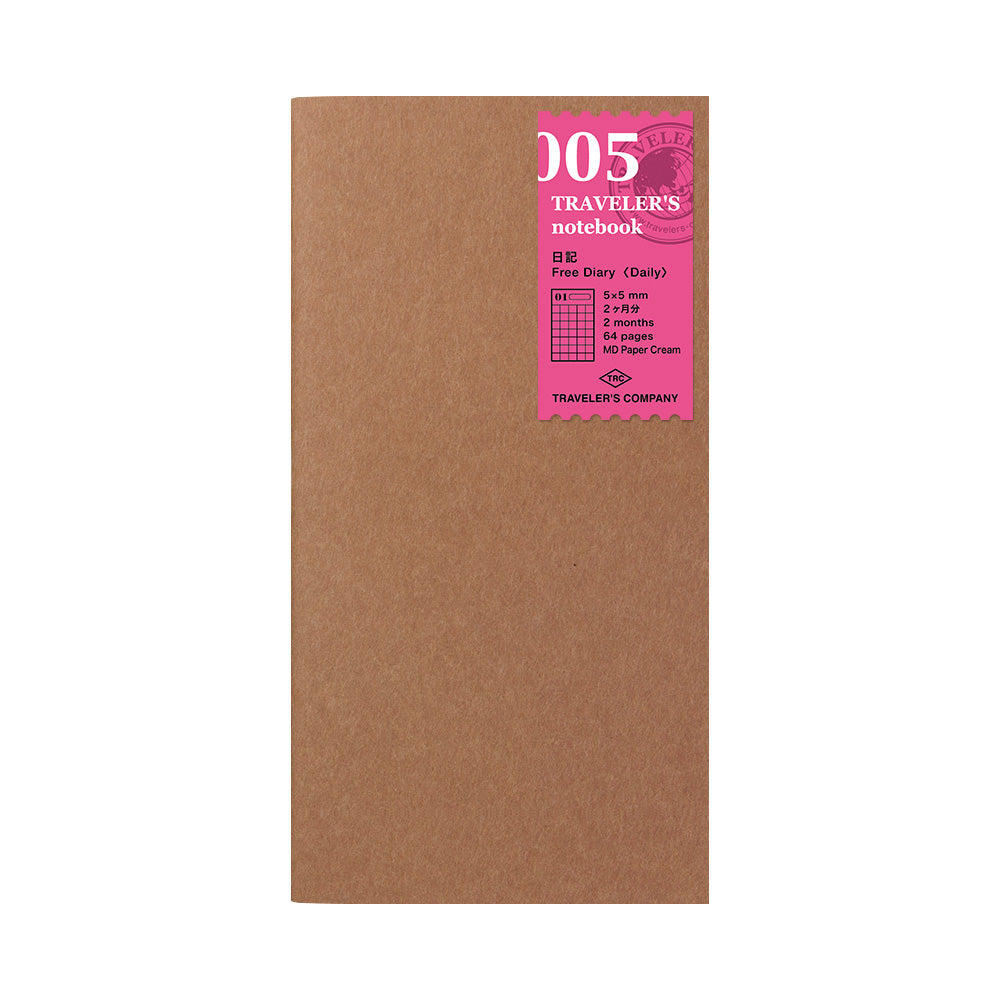 Traveler's Notebook Company - Notebook Refill Free Diary (05)