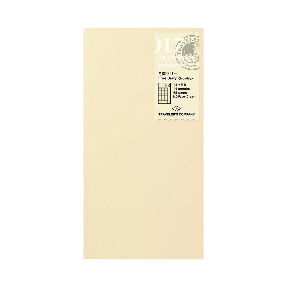 Traveler's Notebook Company - Monatsübersicht (017)