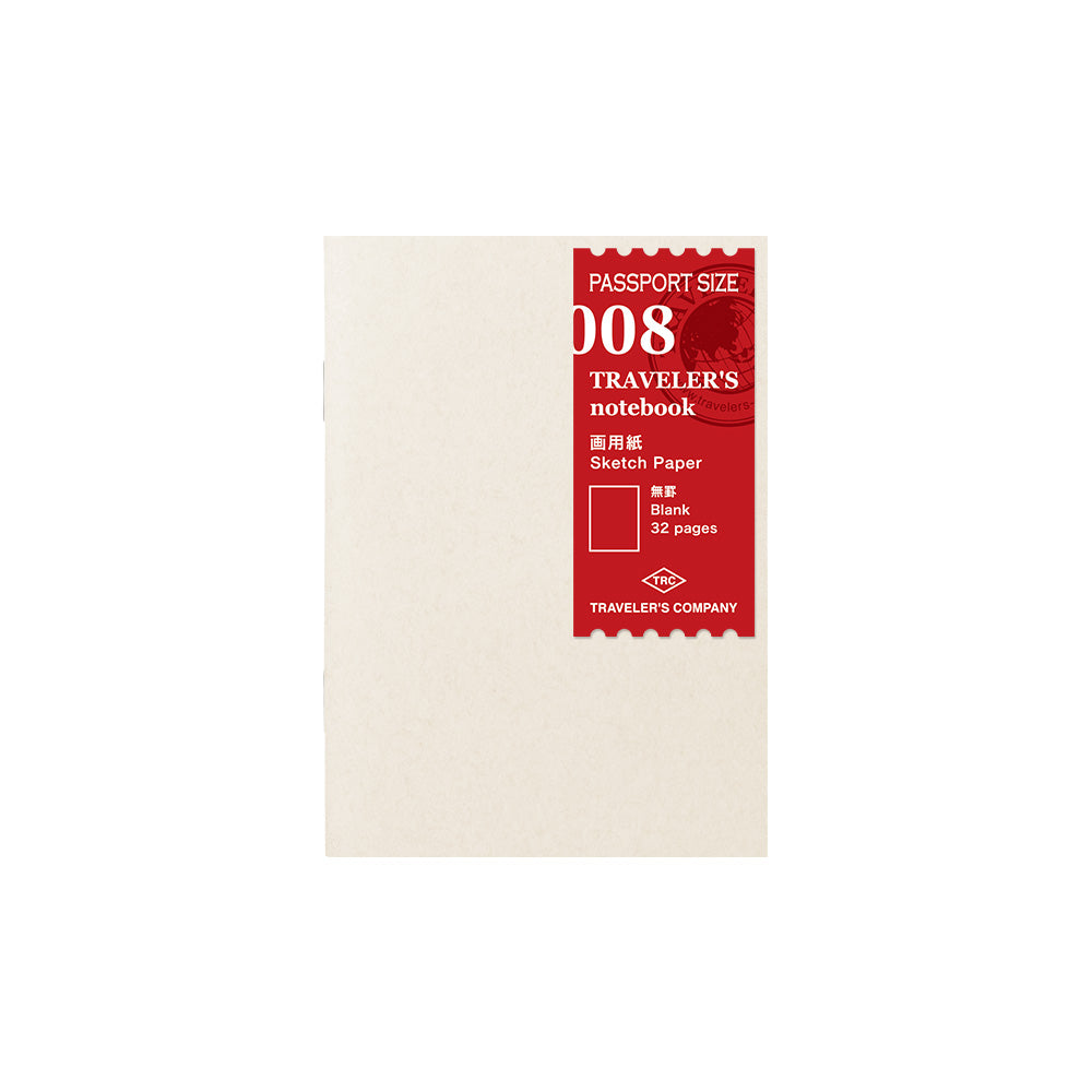 Traveler's Notebook Company - Passport - Einlagen Sketch Papier (008)