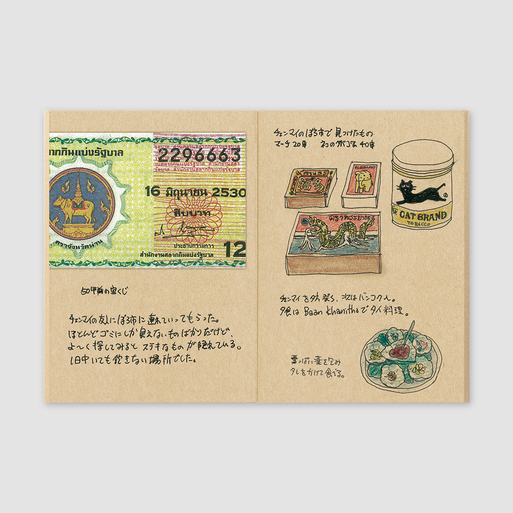 Traveler's Notebook Company - Passport Size Refill Kraft paper (009)