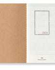 Travelers Notebook - 2026 Kalender, Monthly regular size