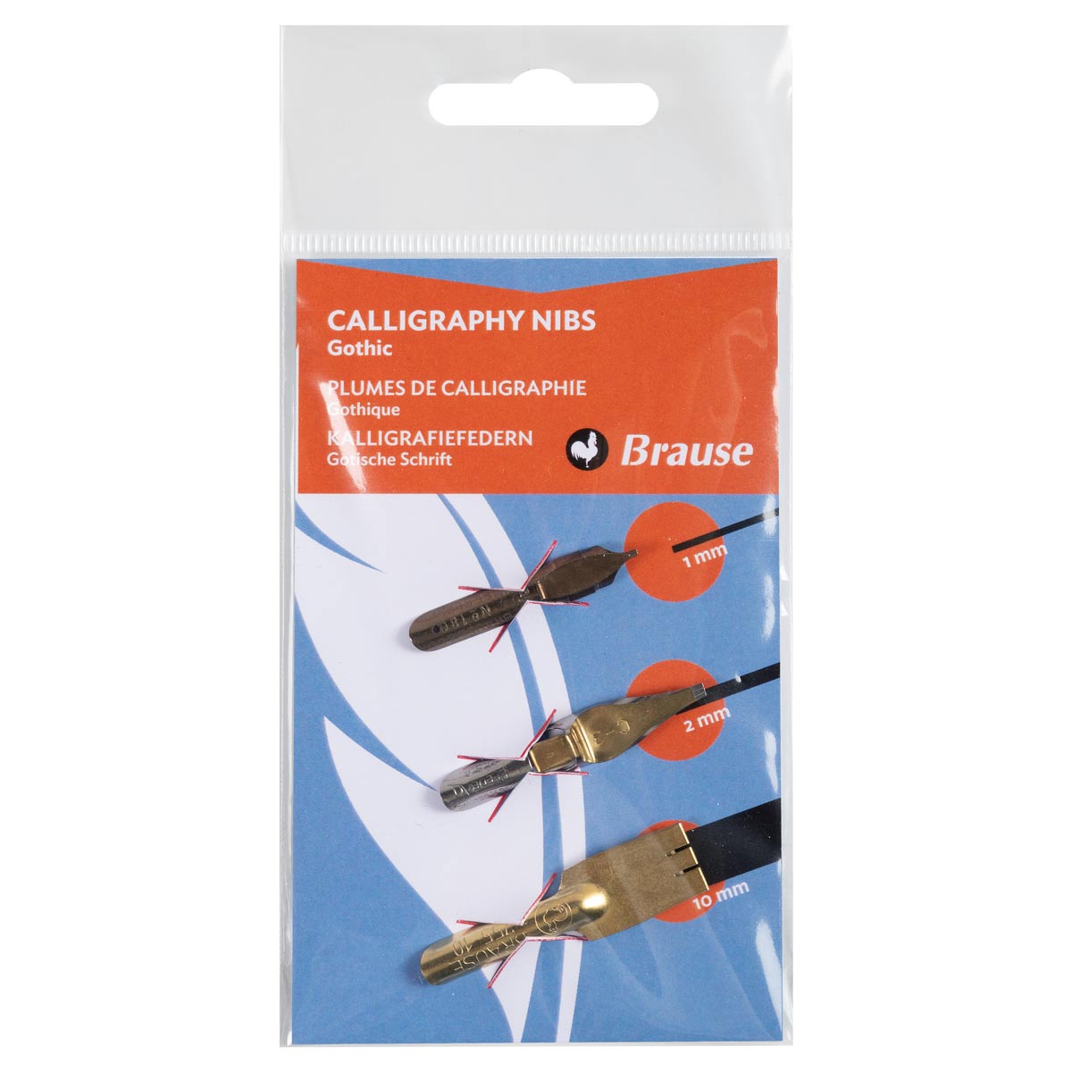 Brause Kalligrafiefeder 3er-Set - Gotische Schrift