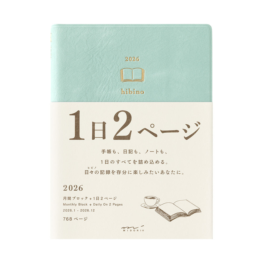 Midori - Kalender 2026 Hibino A6