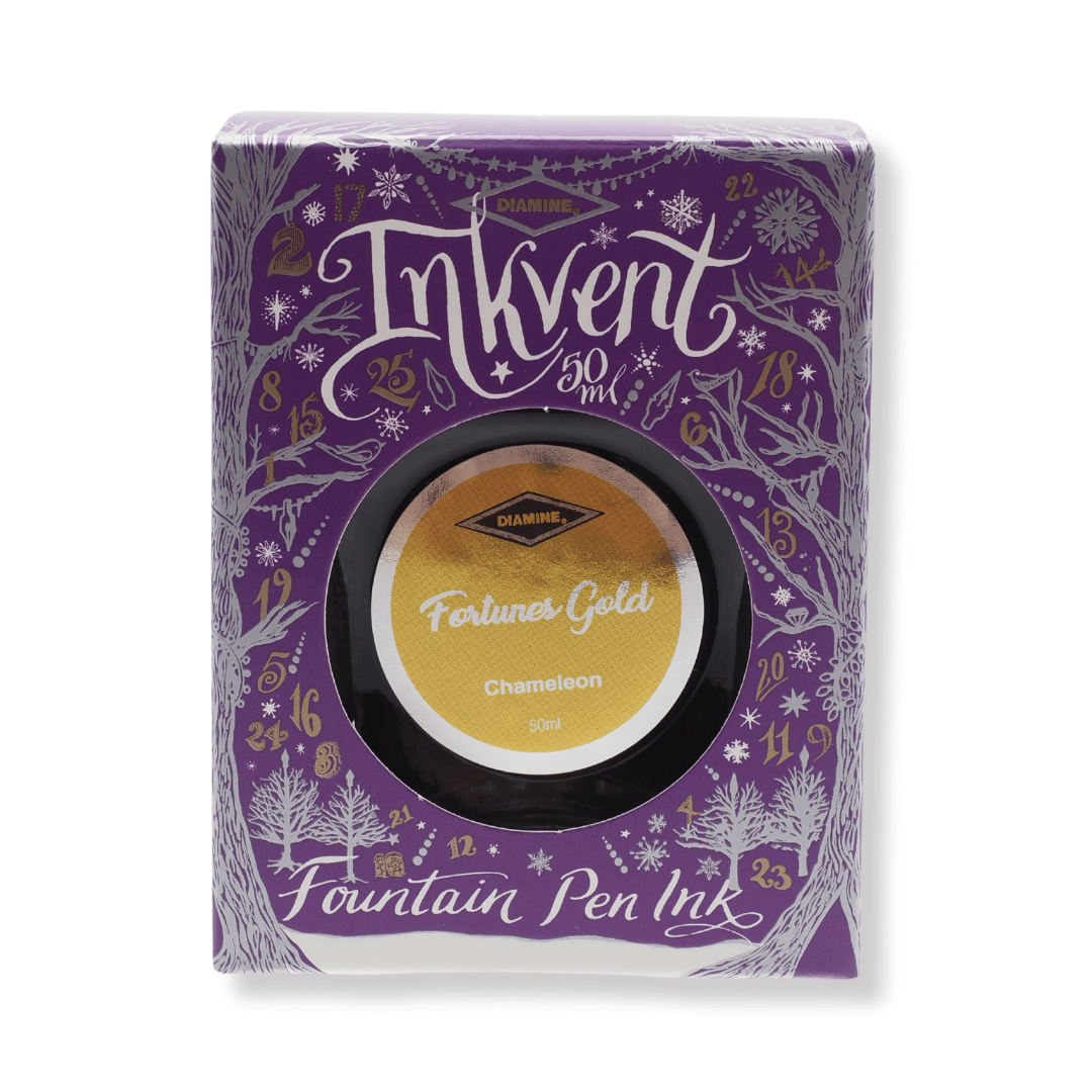 Diamine Purple Inkvent - Fortunes Gold