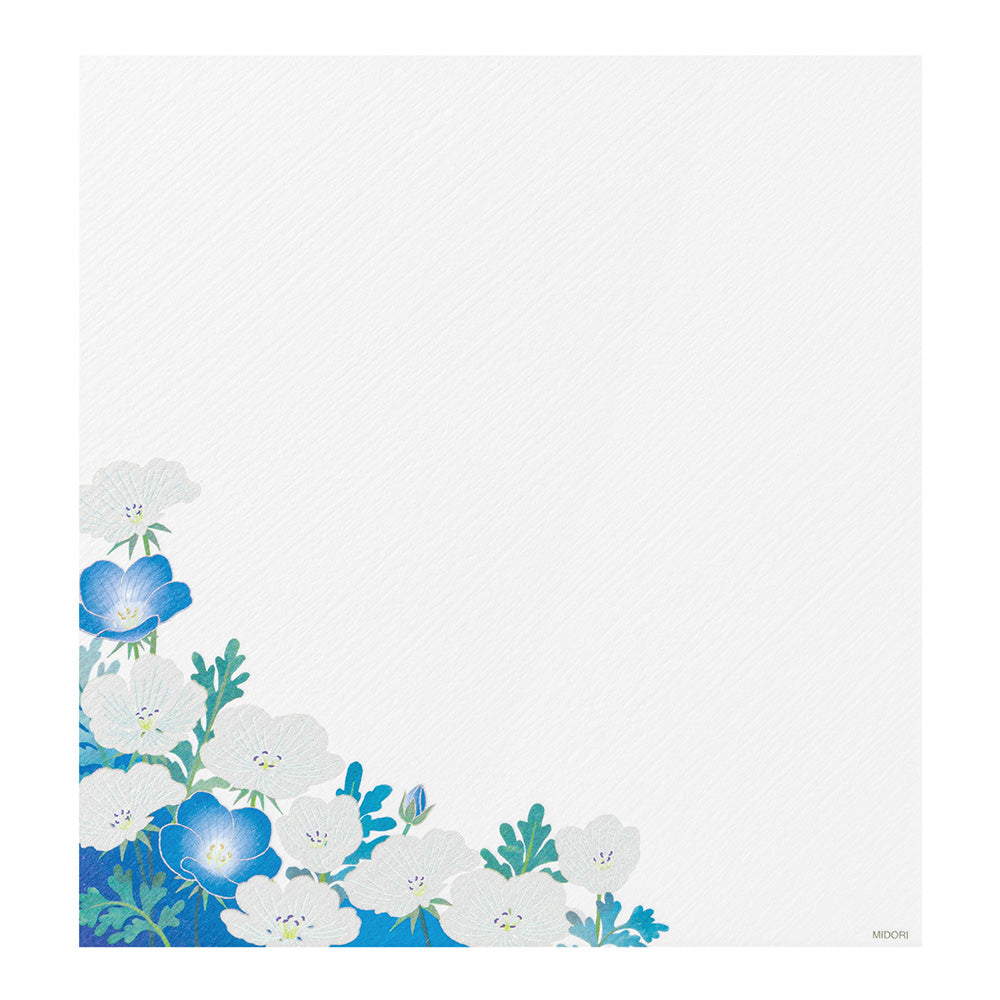 Midori - Seasonal Paper Briefpapier Edition Spring - Nemophilia