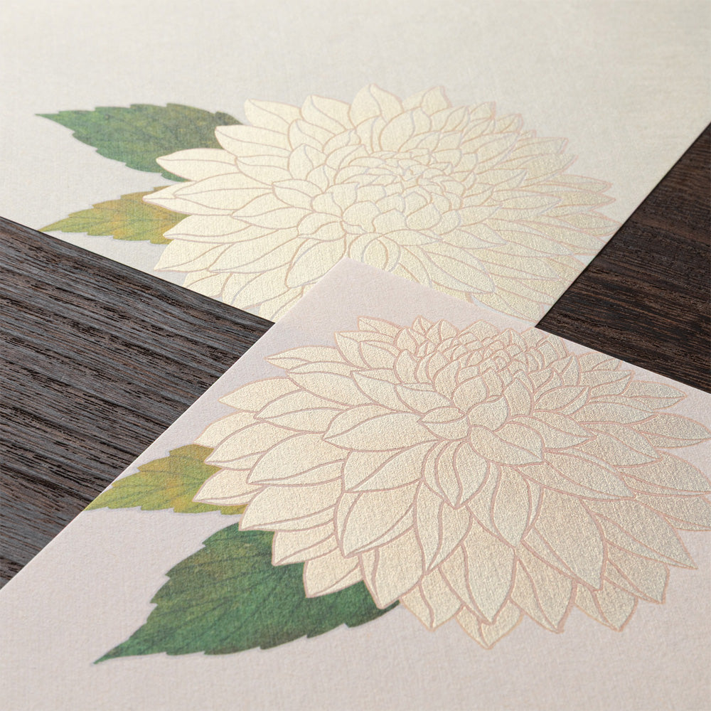 Midori - Seasonal Paper Briefpapier Edition Autumn 26 - Dahlia