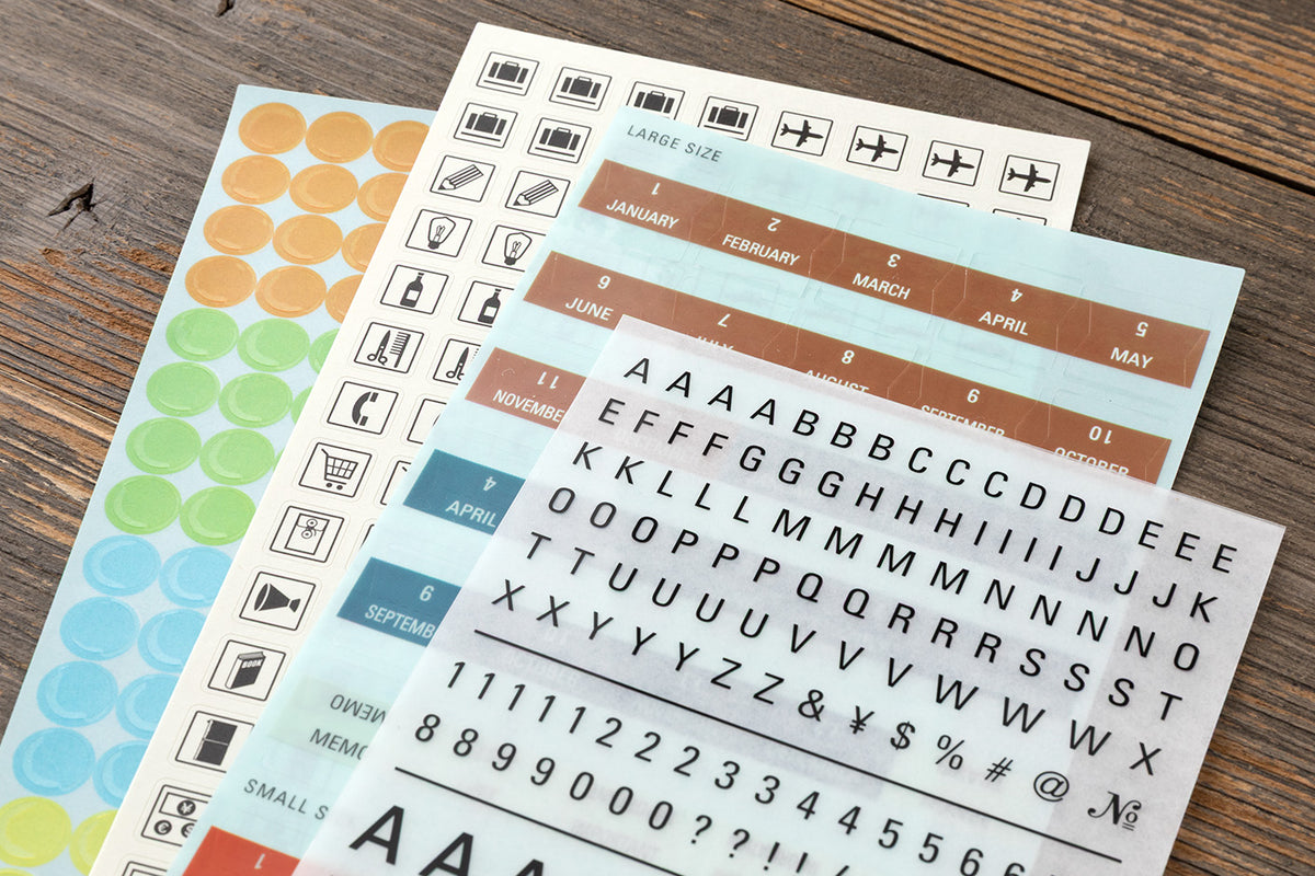 Traveler's Notebook - Kalender 2027 - Sticker Set