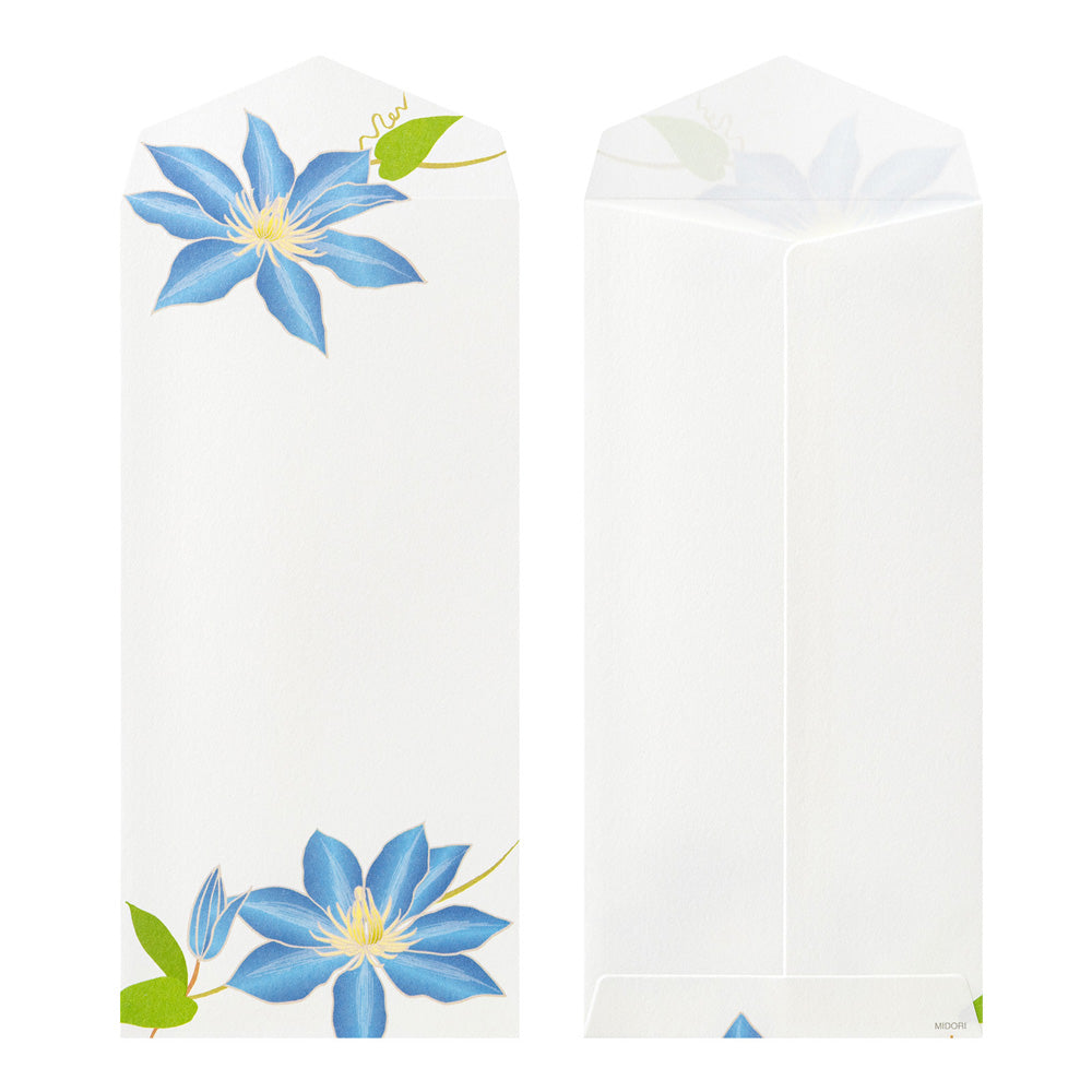 Midori - Seasonal Paper Briefumschlag Edition Summer - Sommerblumen