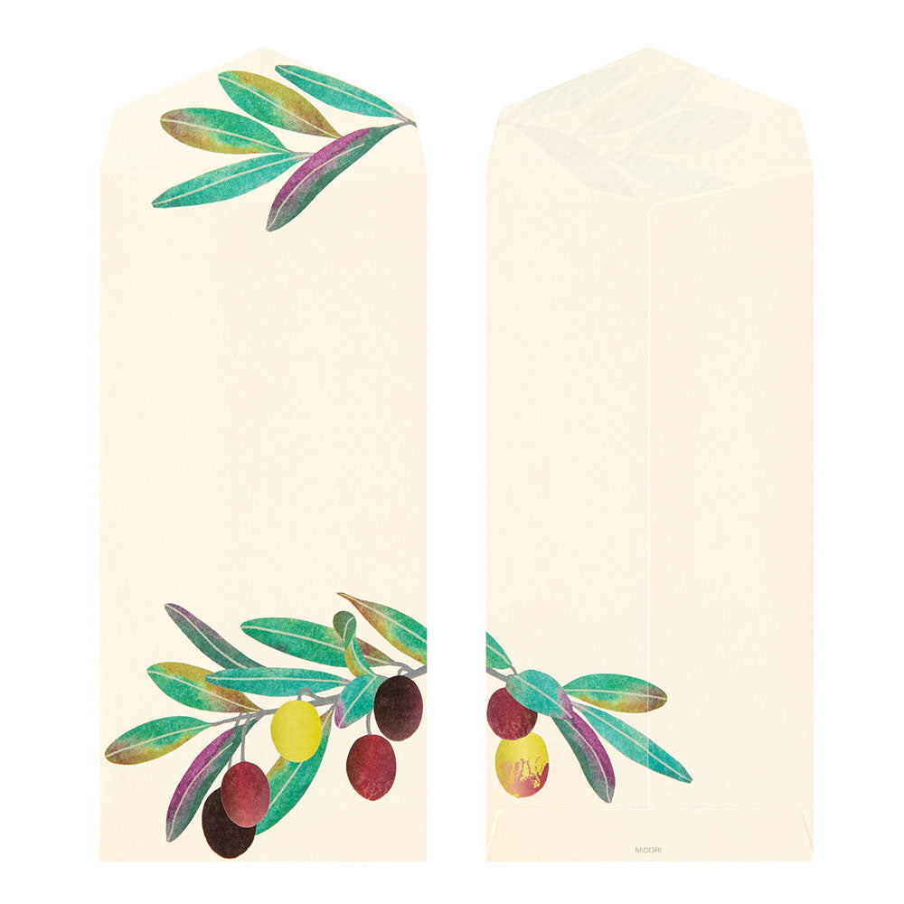 Midori - Seasonal Paper Briefumschlag Edition Herbst - Oliven