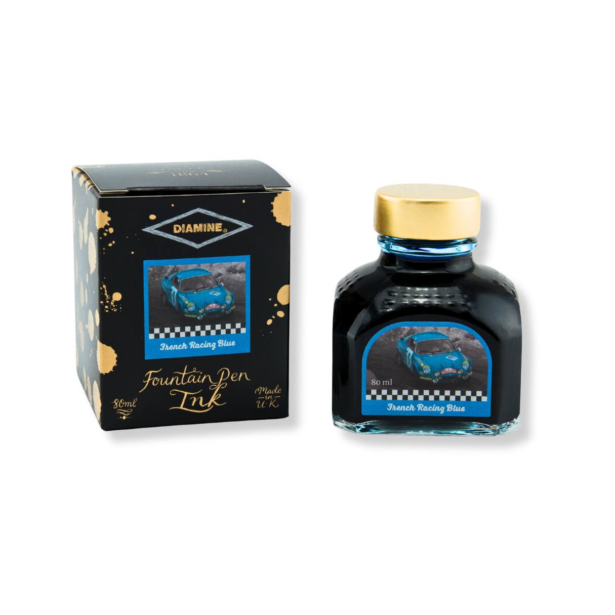 Diamine Racing Inks - French Racing Blue