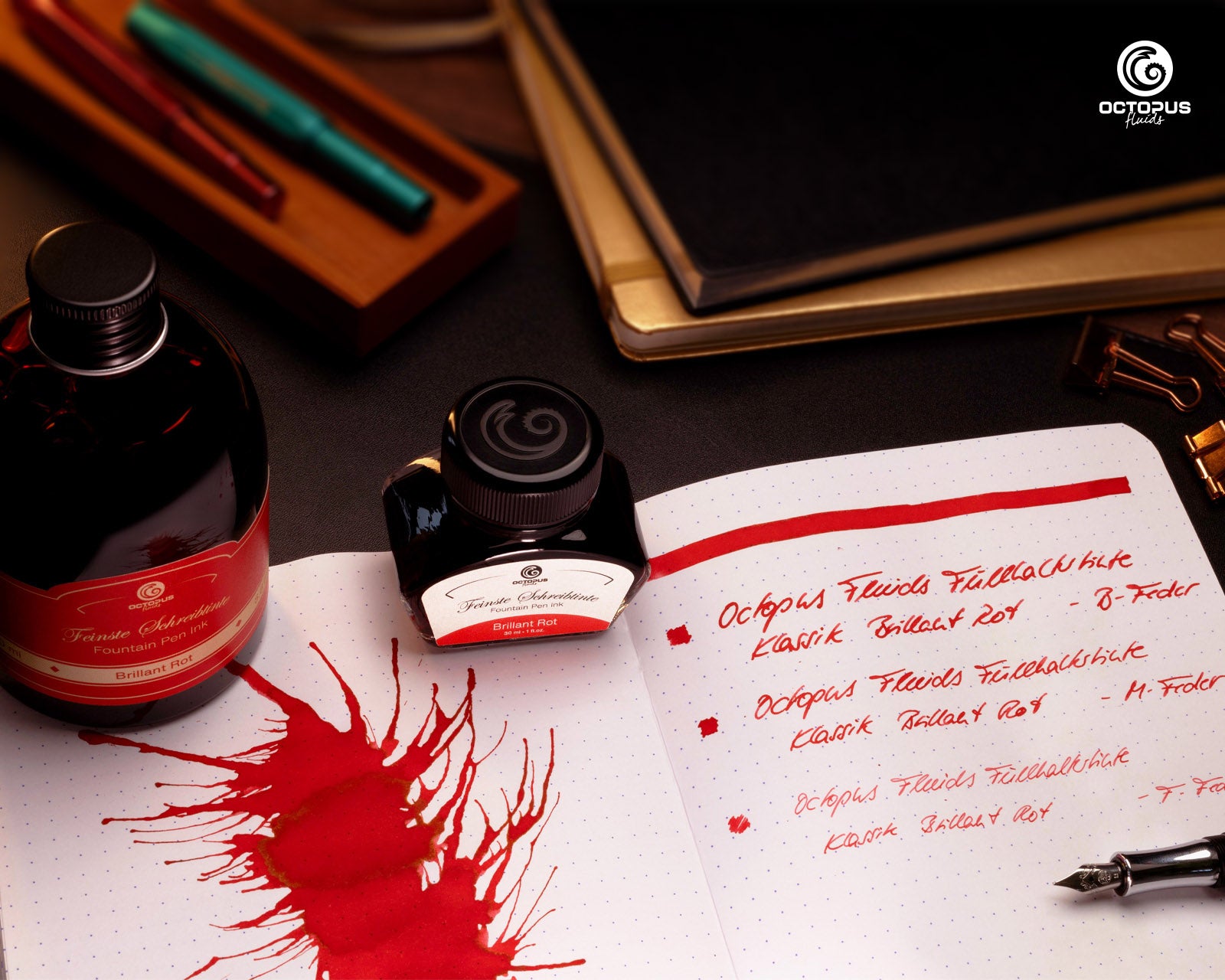Octopus Tinte Brillant Rot