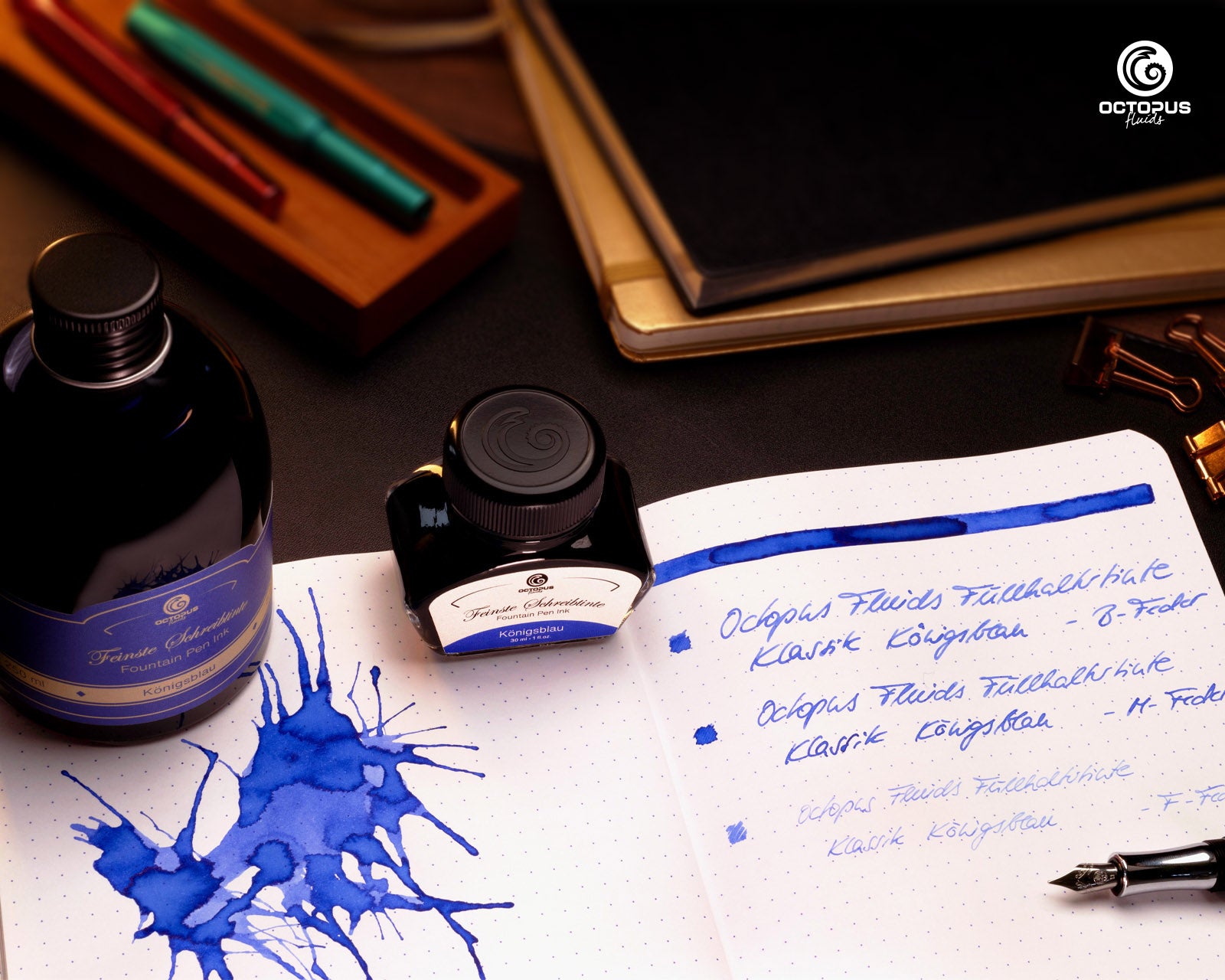 Octopus Ink Royal Blue Erasable, 250 ml