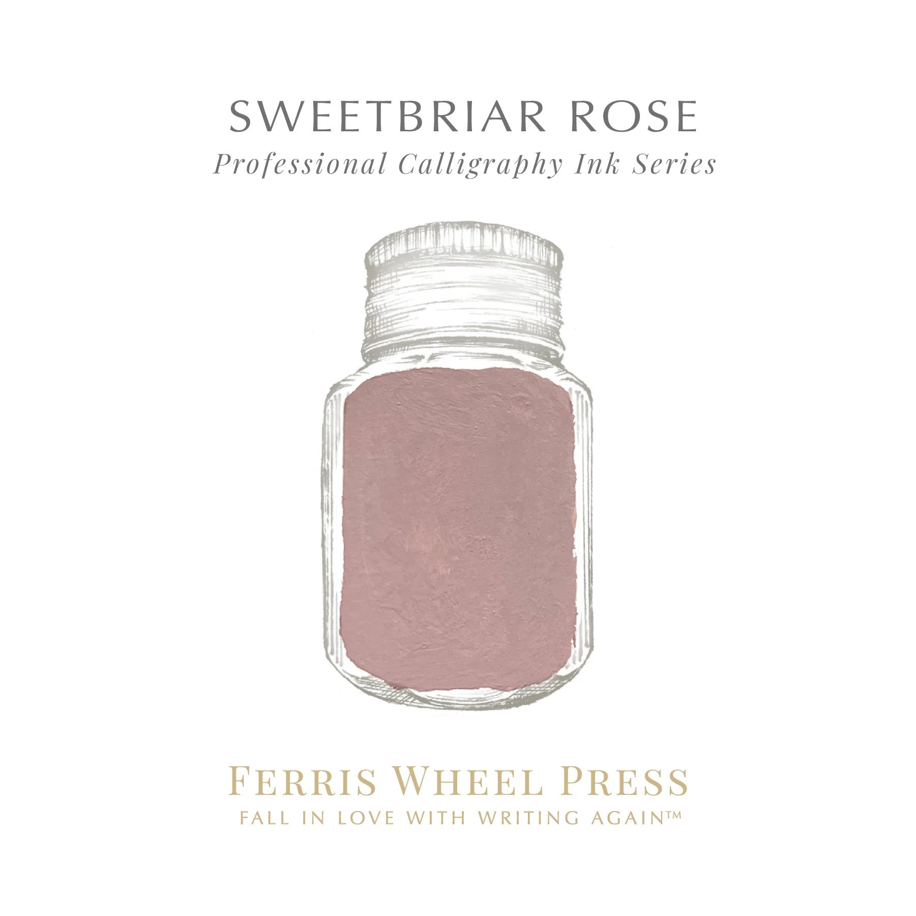 Ferris Wheel Press - Calligraphy Ink - Sweetbriar Rose