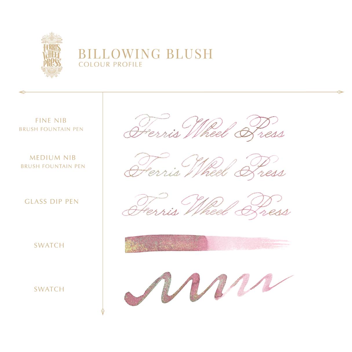 Ferris Wheel Press - Ferritales Ink - Billowing Blush, 20 ml