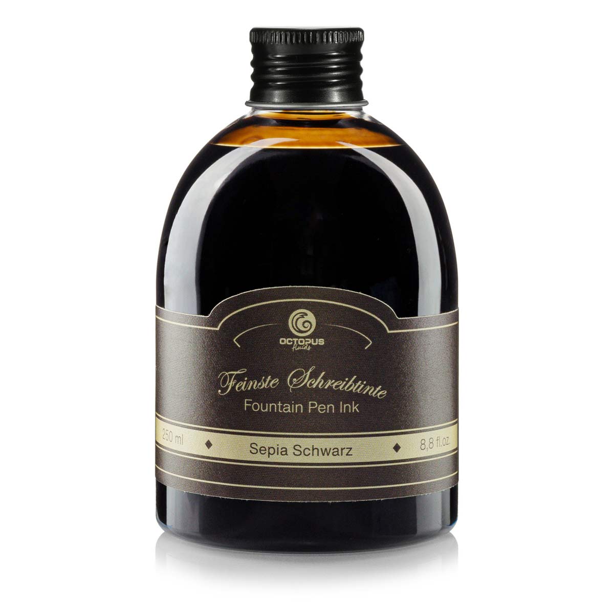 Octopus Tinte Sepia Schwarz, 250 ml