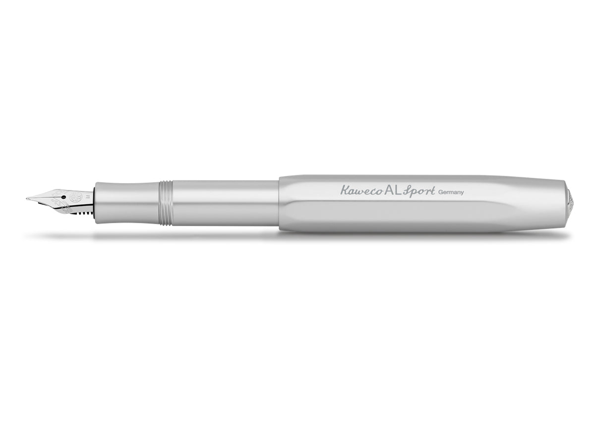 Kaweco AL Fülhalter, silber mit silberner Feder.