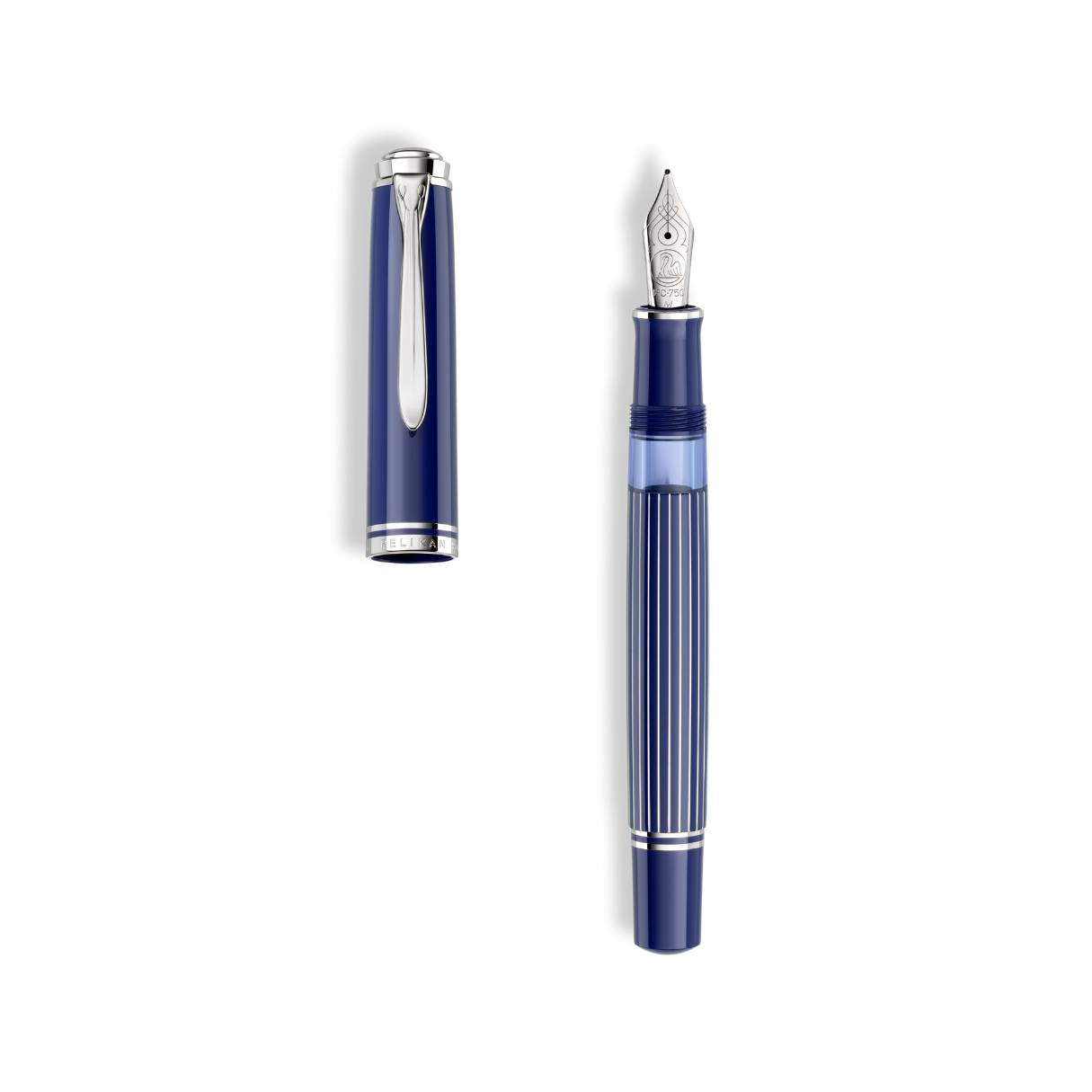Pelikan M815 Metal striped Blue