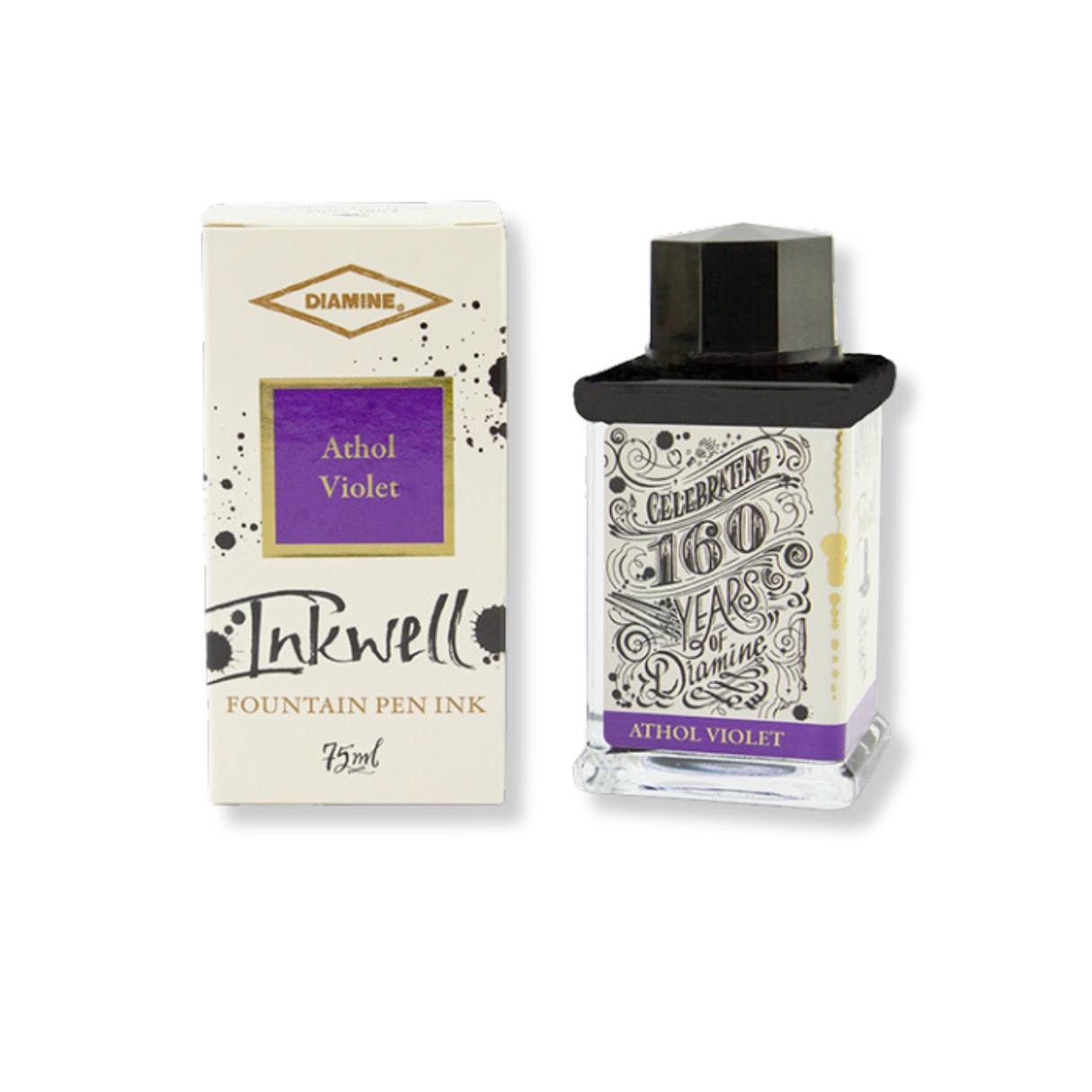 Diamine 160th anniversary ink, Athol Violet