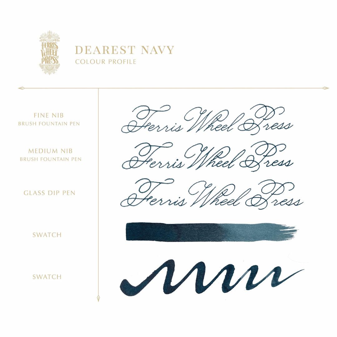 Ferris Wheel Press - Dearest Navy, 10 ml