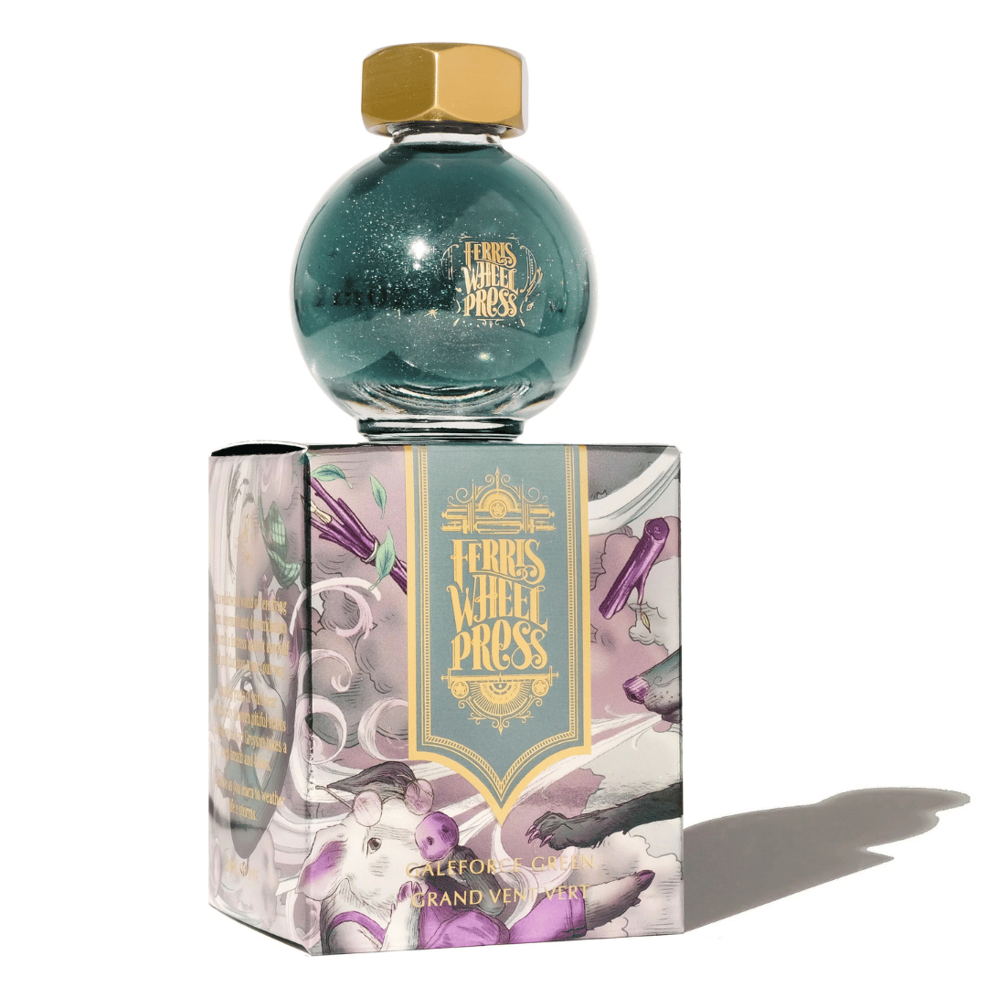 Ferris Wheel Press - Ferritales Ink - Galeforce Green, 20 ml