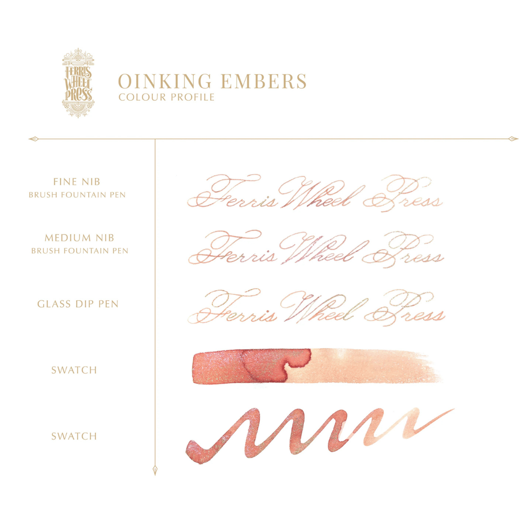 Ferris Wheel Press - Ferritales Ink - Oinking Embers, 10 ml