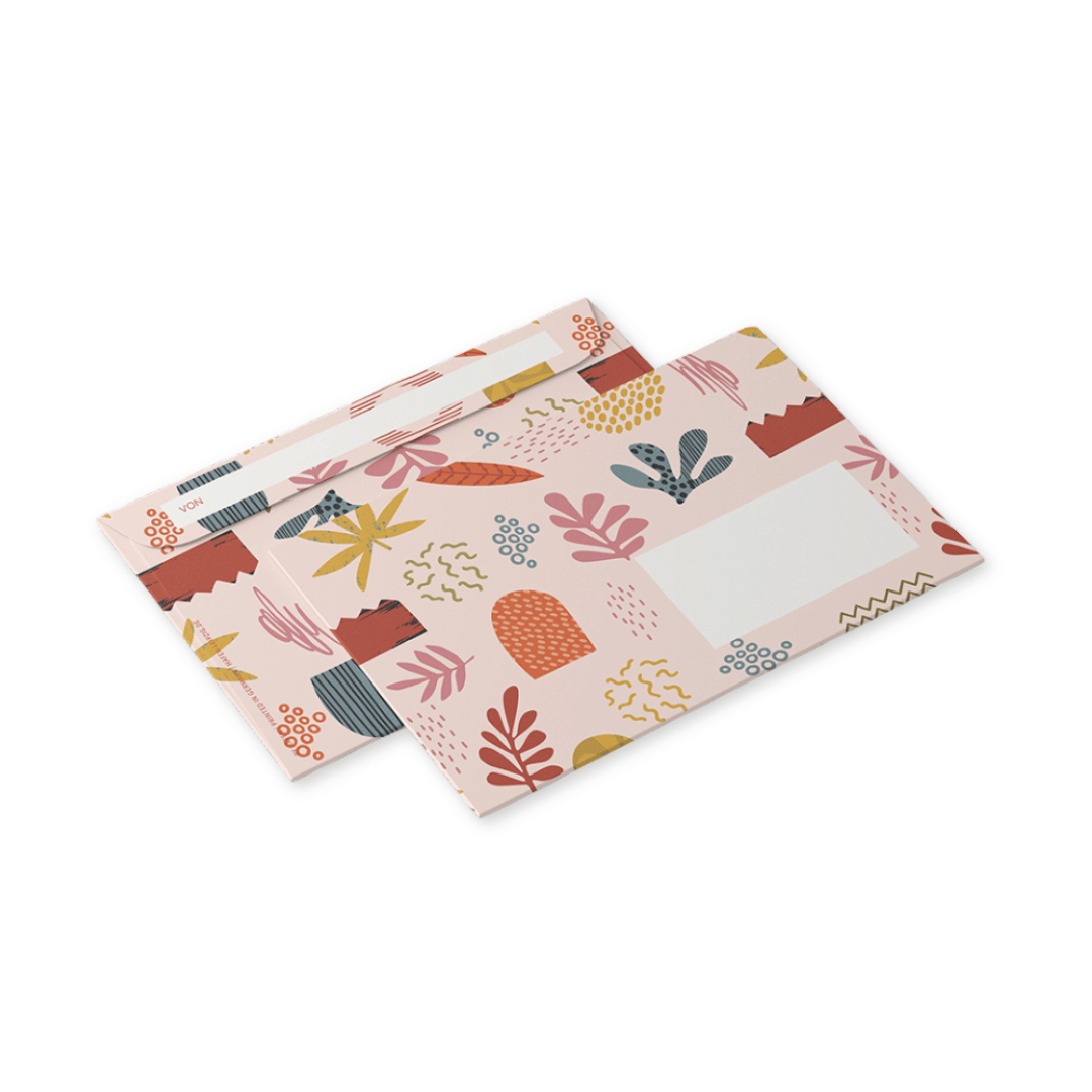 Briefumschlag - Natur Boho