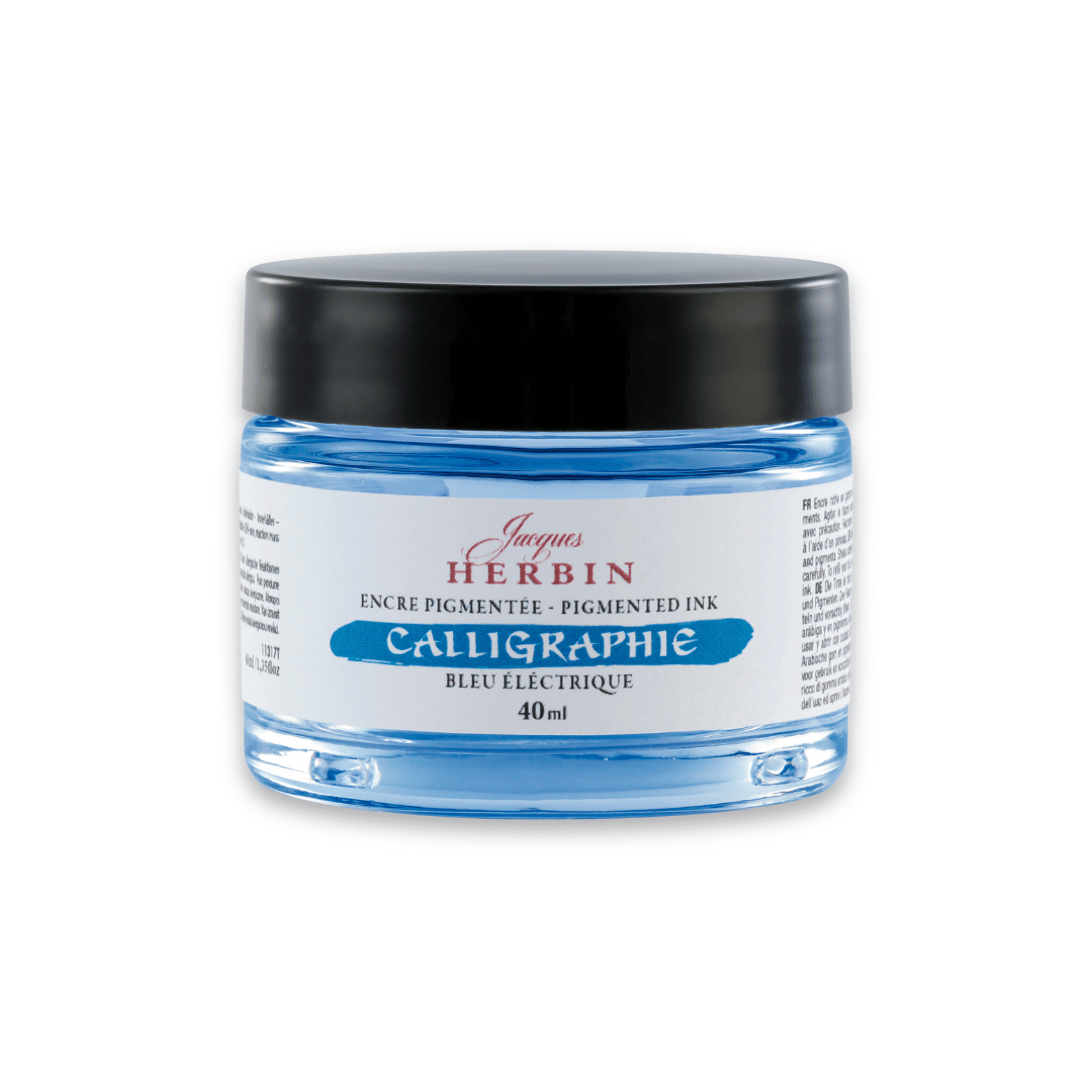 Herbin - Kalligraphietinte Bleu électrique (elektrischesblau), 40 ml