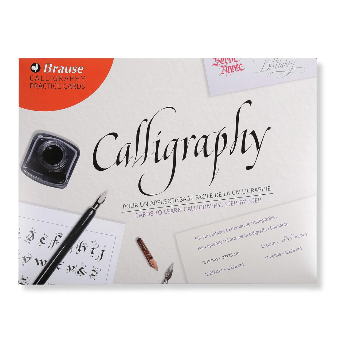 Brause - Learning sheet for calligraphy