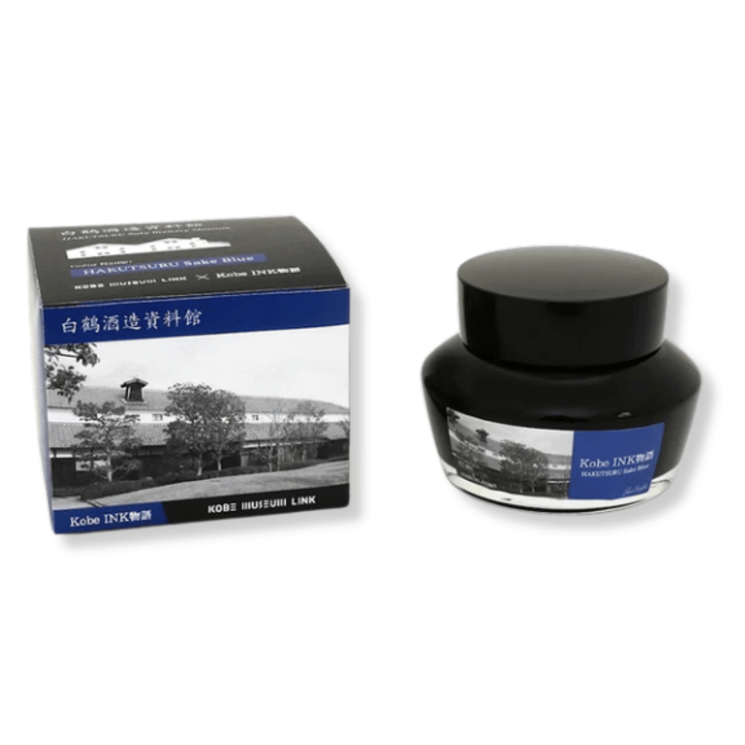 Kobe Ink Hakutsuru Sake Blue