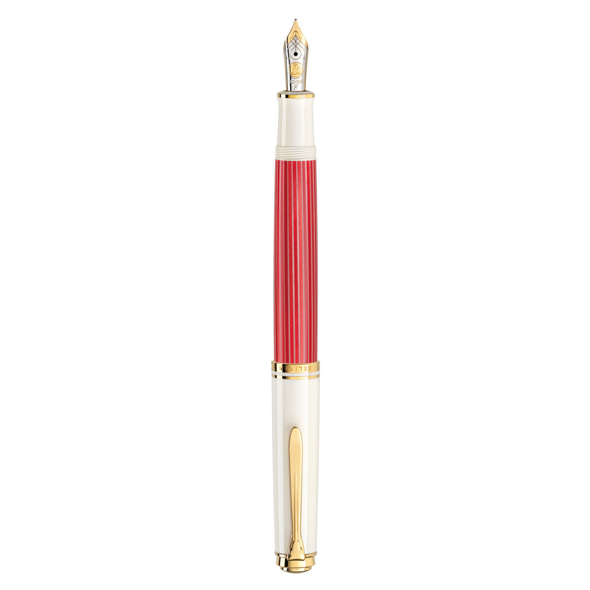 Pelikan Füllhalter Souverän M600 rot-weiß
