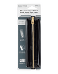 Midori - Stiftetui Book Band clear black