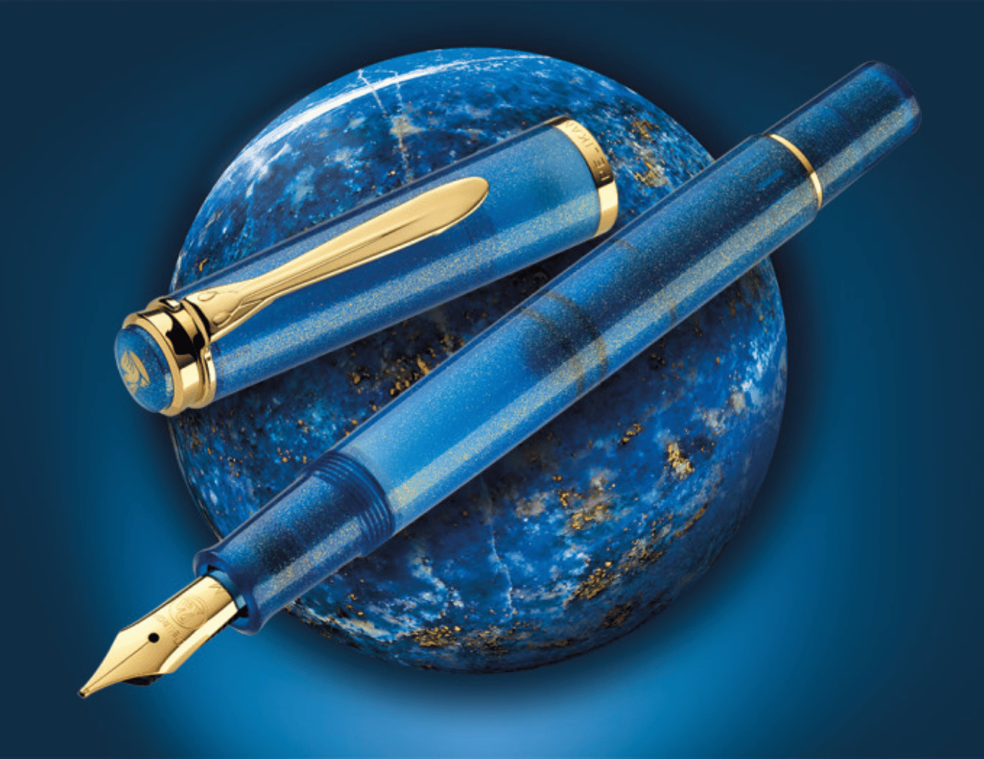 Pelikan Füllhalter Classic M200 Golden Lapis