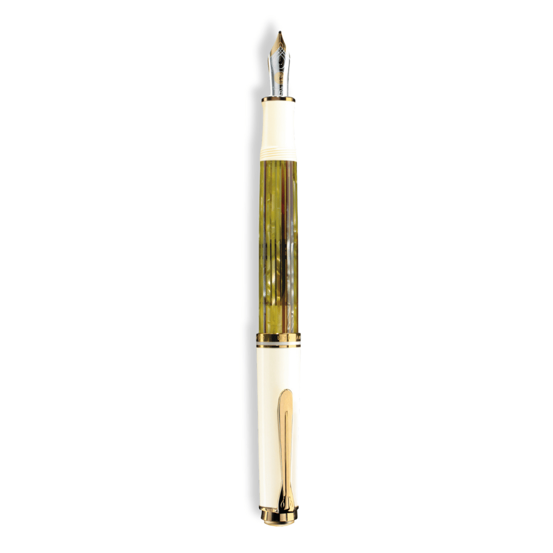 Pelikan M400 Souverän Schildpatt-Weiß Füllhalter