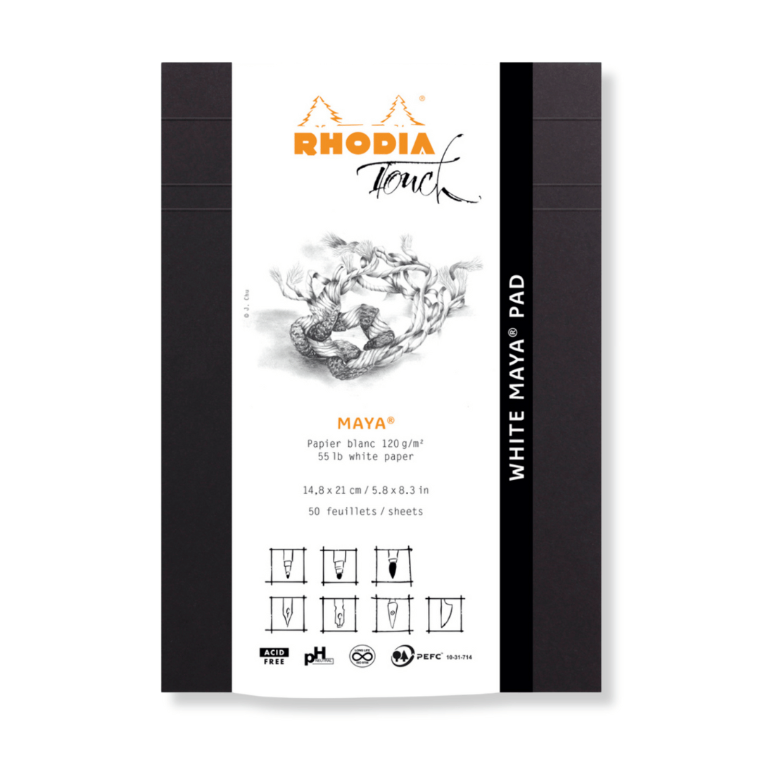 Rhodia Touch - White Maya Notizblock A5