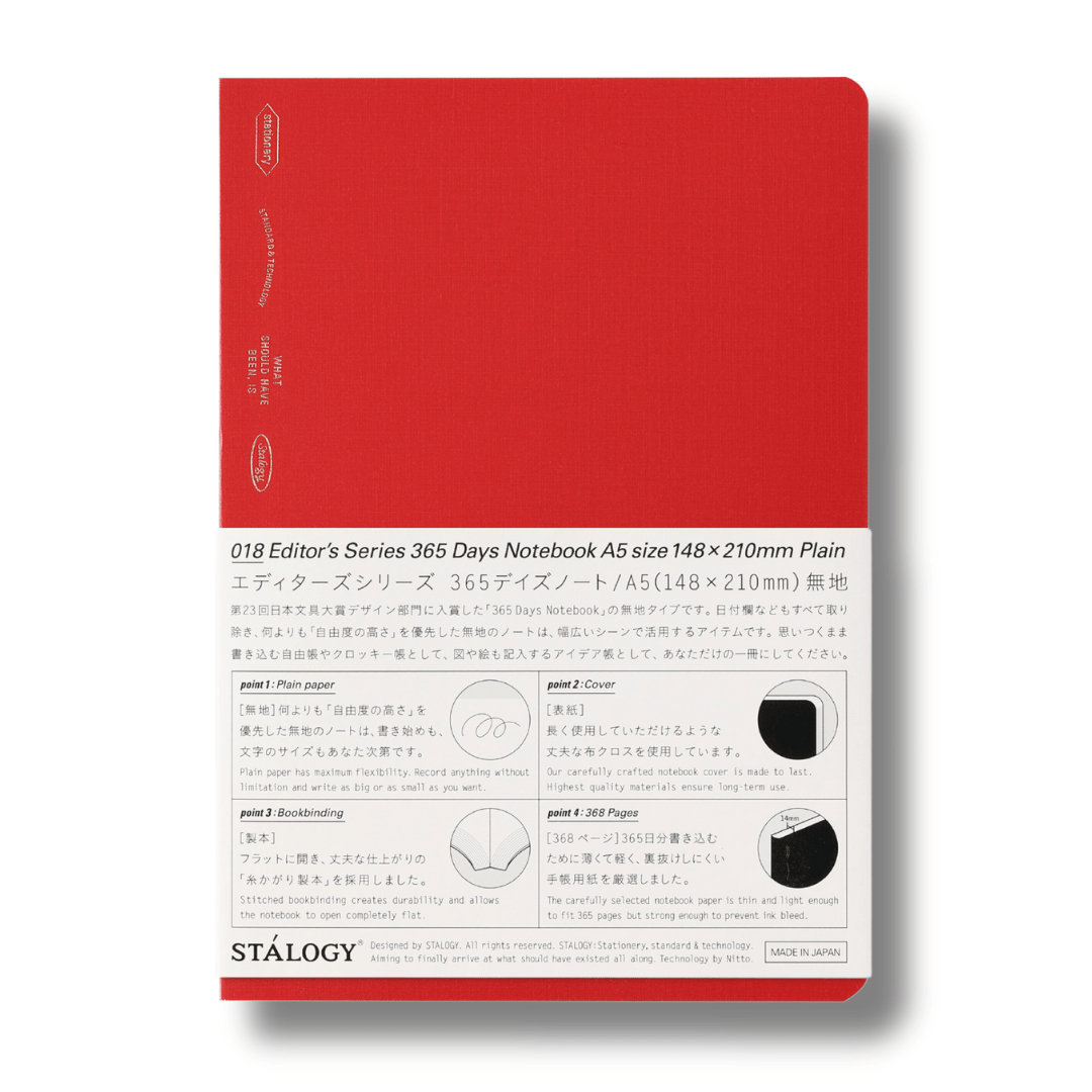 Stalogy - Editor's Series 365 Days Notebook
