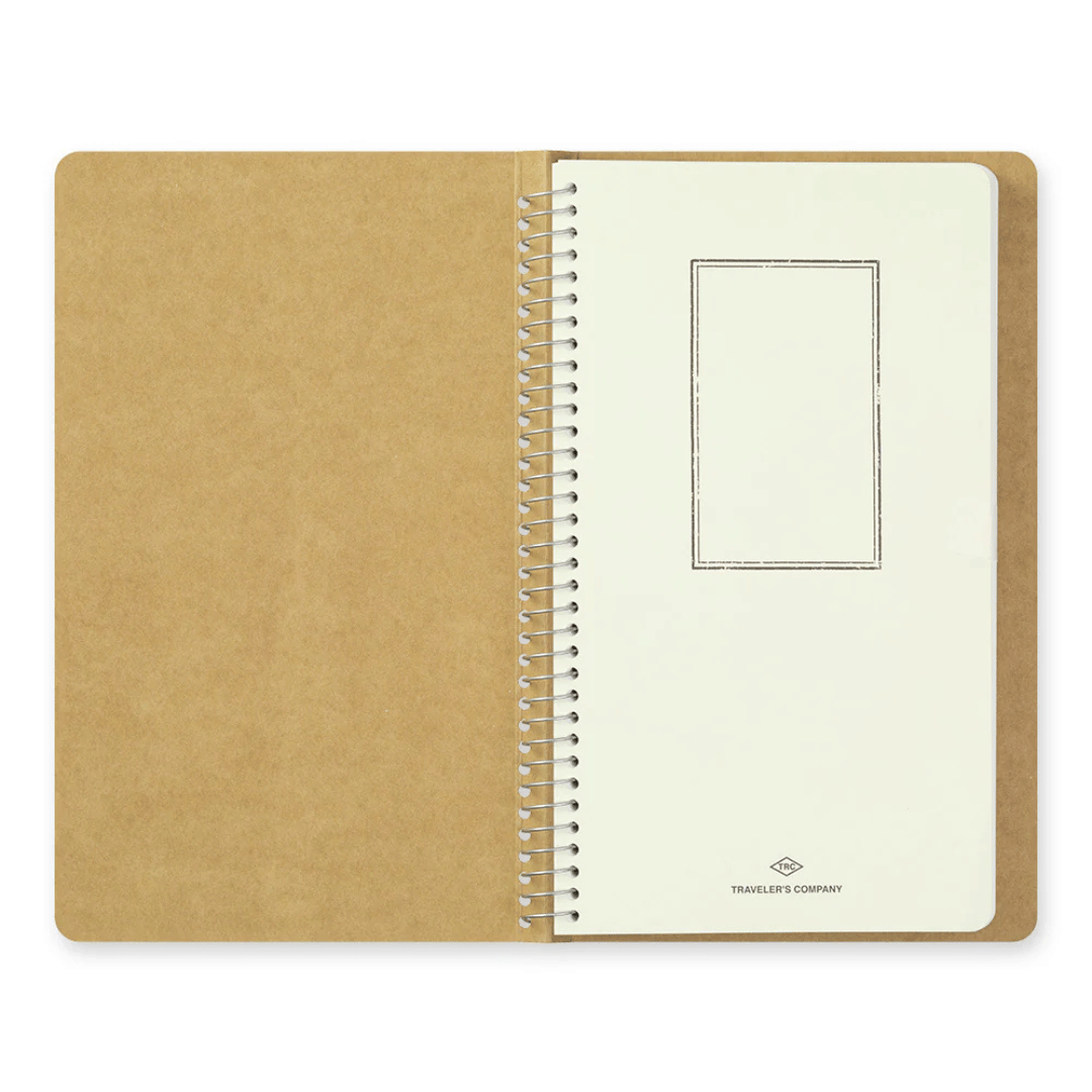 Traveler's Notebook Company - Ringbuch A5 Slim Midori weißes Papier