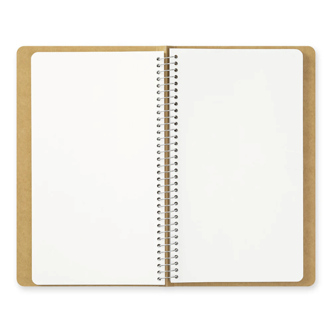 Traveler's Notebook Company - Ringbuch A5 Slim Midori weißes Papier