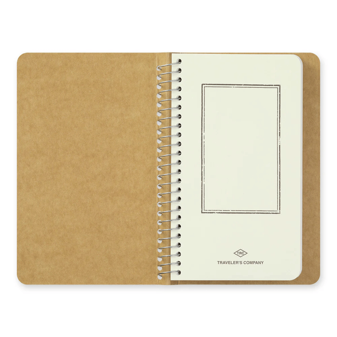 Traveler's Notebook Company - Ringbuch A6 Slim Midori weißes Papier