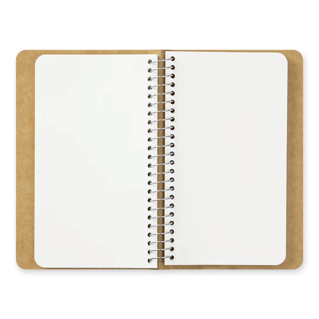 Traveler's Notebook Company - Ringbuch A6 Slim Midori weißes Papier