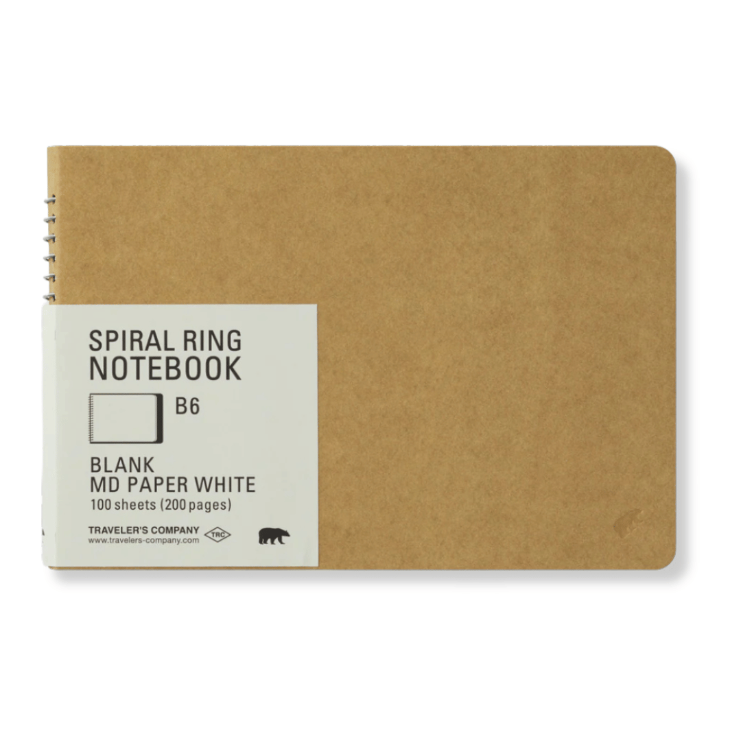 Traveler's Notebook Company - Ringbuch B6 Midori weißes Papier