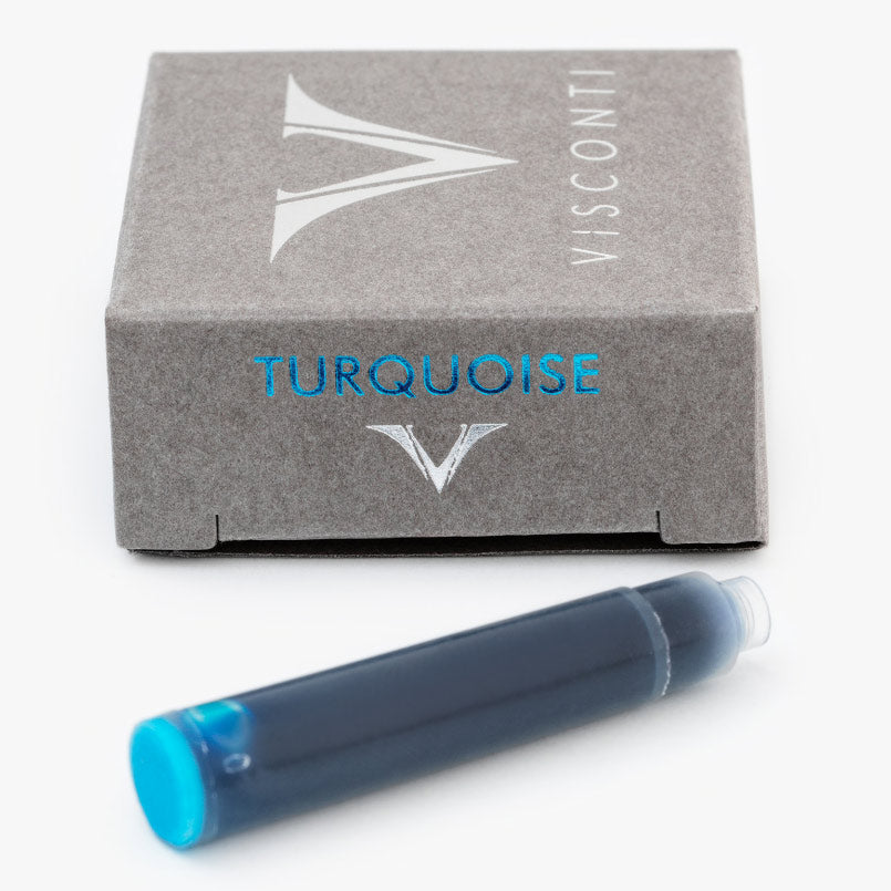 Visconti - Tintenpatronen Türkis