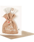 Christmas bag card, Merry Christmas