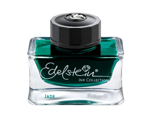 Edelsteintinte von Pelikan in einer schönen Gasflasche.