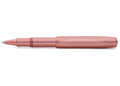 Geöffneter Kaweco Aluminium Tintenroller in rosa mit aufgeschraubter Kappe.