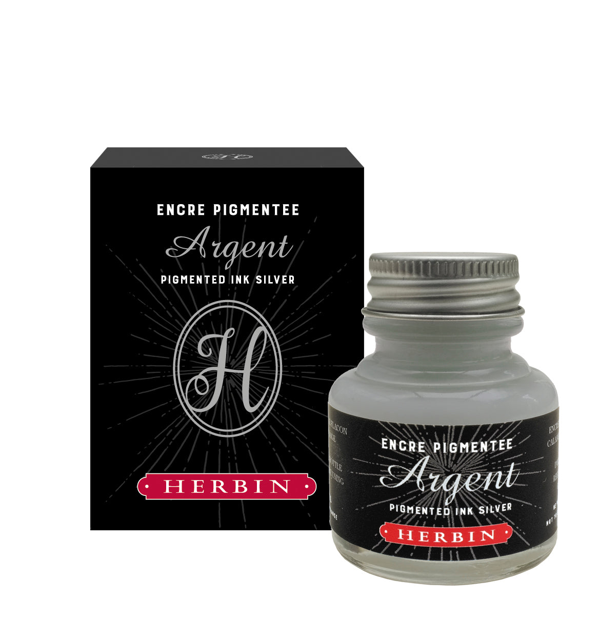 Herbin Metallpigment Tinte - silber