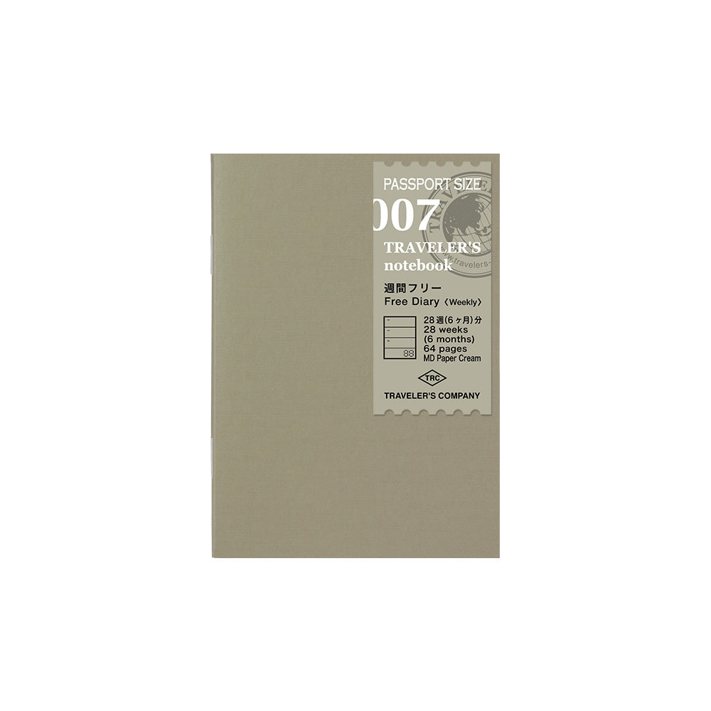Traveler's Notebook Company - Passport - Free Diary Weekly (007)