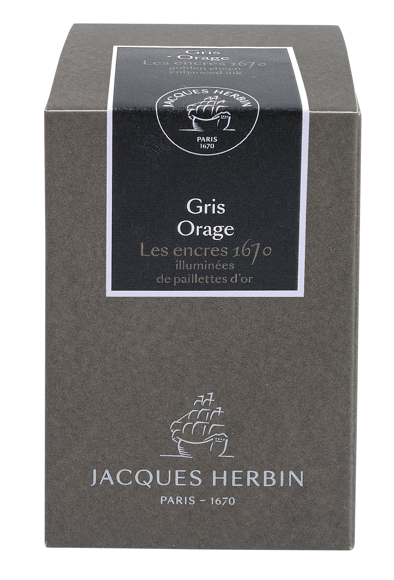 Herbin 1670 - Gris Orage (sturmgrau), 50 ml