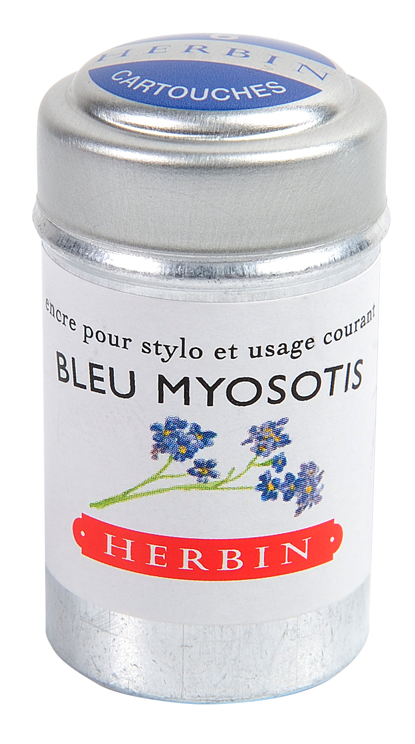 Herbin - Bleu myositis (vergissmeinnichtblau), 6 Patronen