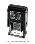 Midori - Bemalbarer Drehstempel, Wochentage